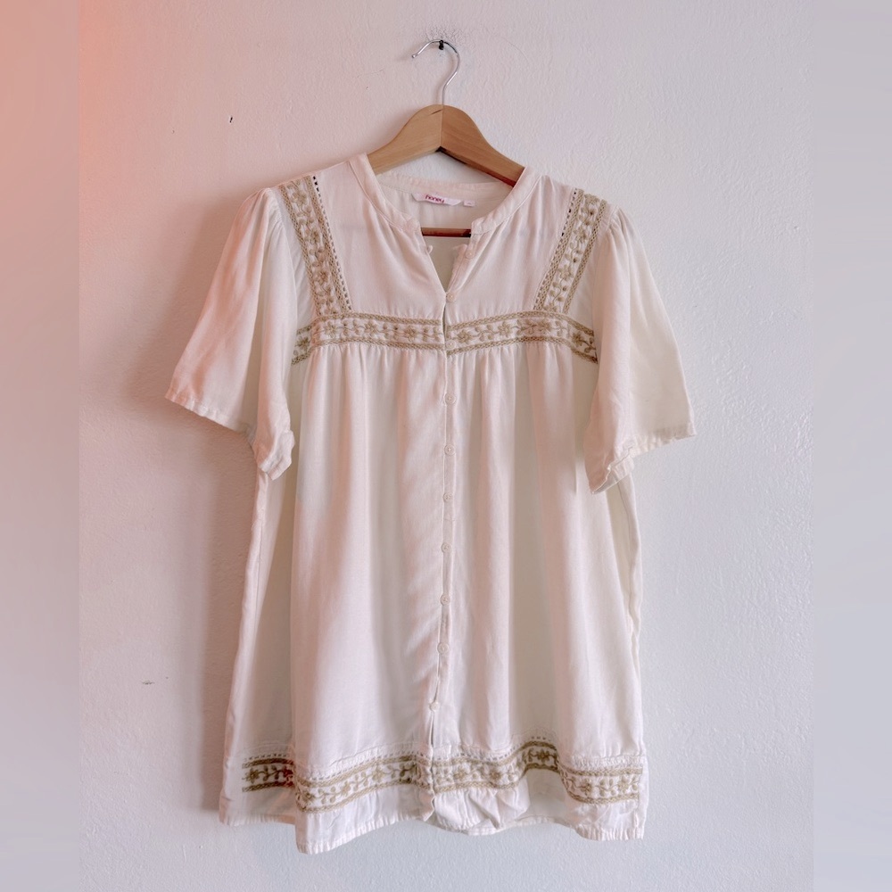 HONEY Embroidered DIY Tee